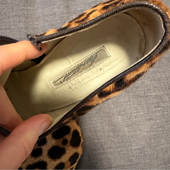 Brian Atwood | Pony Hair Cheetah print booties | size 38 - Picture 5 of 6